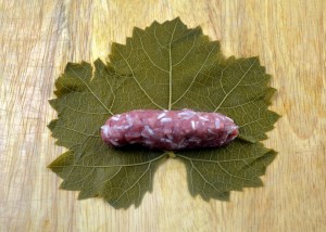 How to make Stuffed Grape Leaves © G. Stansbury